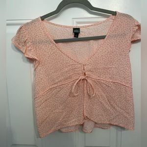 Wild Fable Pink Floral Blouse